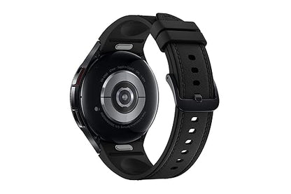 Samsung Galaxy Watch6 Classic, Black, 47mm, Bluetooth, Sleep Coaching, ECG, Heart Monitor, Fall Detection, SOS, Fitness Tracker, Camera Access, Digital Wallet (CAD Version and Warranty) Black 47mm Classic Watch Only
