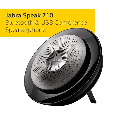 Jabra Speak 710 UC Wireless Bluetooth Speaker for Softphone and Mobile Phone – Easy Setup, Portable Speaker for Holding Meetings Anywhere with Immersive Sound, UC Optimized Speak 710 UC Optimized