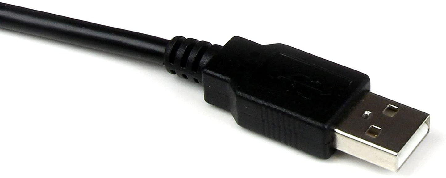 StarTech.com 5ft USB 2.0 Extension Cable - Male to Female - 5 ft USB A to A Extension cord for Laptop, Desktop, Tablet, Webcam &amp; More (USBEXTAA5DSK) , Black USB 2.0 Black