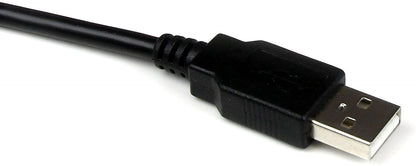 StarTech.com 5ft USB 2.0 Extension Cable - Male to Female - 5 ft USB A to A Extension cord for Laptop, Desktop, Tablet, Webcam &amp; More (USBEXTAA5DSK) , Black USB 2.0 Black