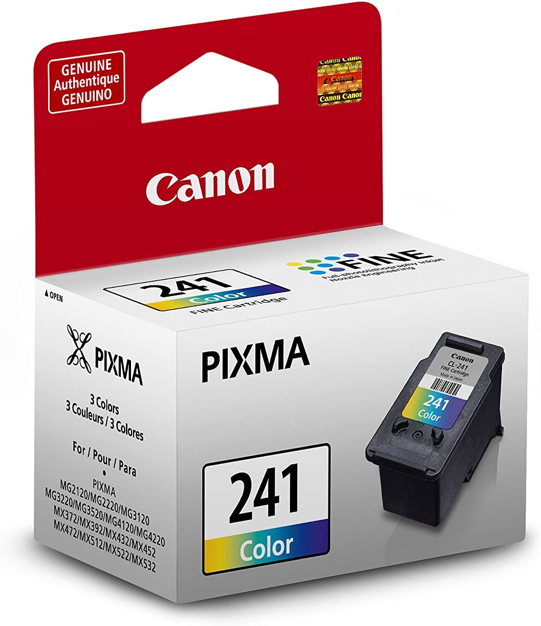 Canon CL-241 Color Ink Cartridge &amp; PG-245 Black Ink Cartridge Compatible to iP2820, MG2420, MG2924, MG2920, MX492, MG3020, MG2525, TS3120, TS302, TS202, TR4520
