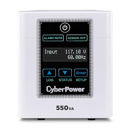 CyberPower M550L Medical-Grade UPS System, 550VA/440W, 4 Outlets, AVR, Tower