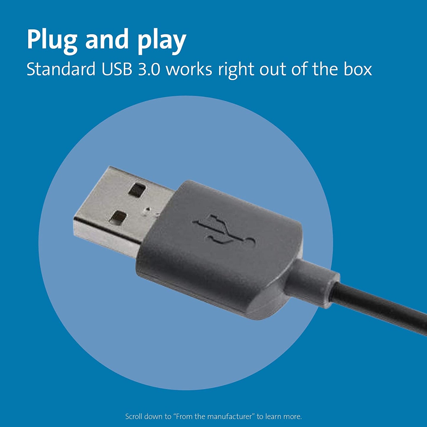 Kensington Mouse-in-a-Box and Keyboard Wired USB Desktop Set (K72436AM), Black Mouse &amp; Keyboard