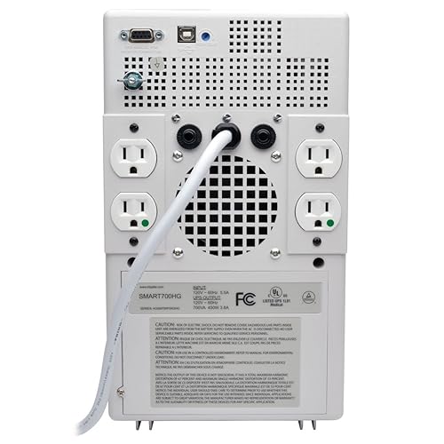 Tripp Lite Smart Pro SMART700HG 700VA Line Interactive Hospital Medical Grade UPS, 4 Outlets