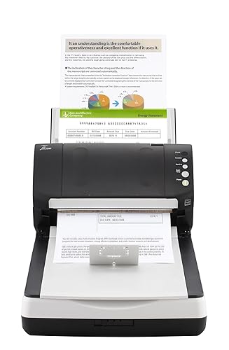 Fujitsu fi-7240 Professional Desktop Color Duplex Document Scanner with Auto Document Feeder (ADF) and Flatbed