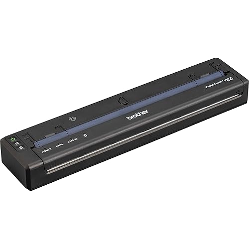 Brother PocketJet 8 Direct Thermal Printer - Portable - Plain Paper Print - USB - USB Host - Bluetooth - Wireless LAN - 200 dpi - For PC