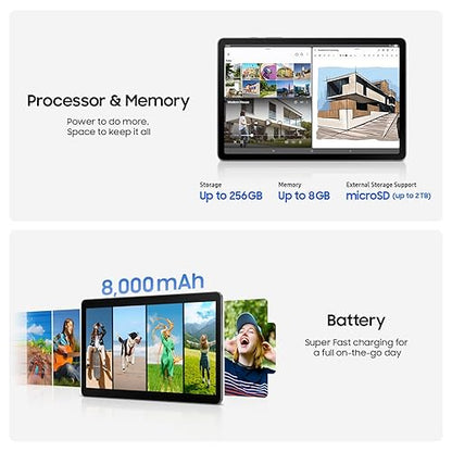 Samsung Galaxy Tab S10 Lite - Graphite, 128GB, 10.9" Android Tablet, AI Assistant, 8000mAh Battery, S Pen Inlcuded 128GB Graphite Tablet Only