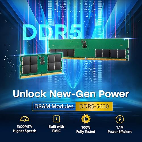 Transcend 48GB DDR5 5600 SO-DIMM 2Rx8 1.1V, RAM, Notebook/Laptop Computer Memory - JM5600ASE-48G