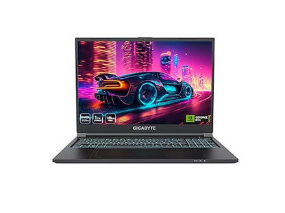 GIGABYTE G6: 16.0 16:10 WUXGA 1920x1200 165Hz, NVIDIA GeForce RTX 4060 Laptop GPU 8GB GDDR6, Intel Core i7-13620H, 16GB DDR5 RAM, 1TB SSD, Win11 Home+ (G6 KF-H3US854KH)