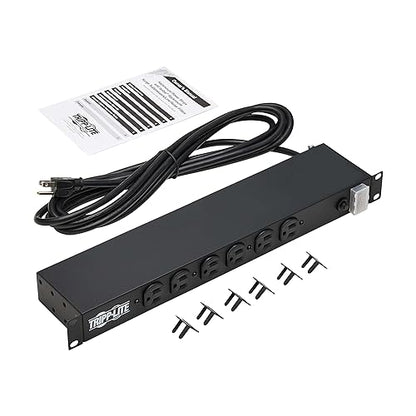 Tripp Lite RS1215-20 Power Strip Rackmount Metal 120V 5-20R 12 Outlet 15 Feet Cord 1URM 20A Single