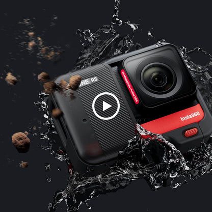 Insta360 ONE RS Twin Edition - Waterproof 4K 60fps Action Camera &amp; 5.7K 360 Camera with Interchangeable Lenses, Stabilization, 48MP Photo, Active HDR, AI Editing