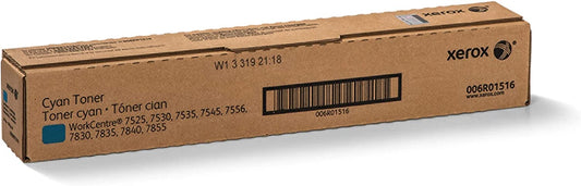 Xerox WorkCentre 7500, 7800, 7800i Series, 7970/7970i, EC7836/EC7856 Cyan Toner-Cartridge (15,000 Pages) - 006R01516 Standard Capacity Cyan