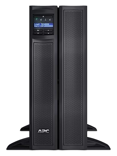 APC by Schneider Electric Smart-UPS X 3000VA Rack/Tower LCD 200-240V - 4U Rack-mountable - 3 Hour Recharge - 6 Minute Stand-by - 208 V, 230 V Input - 230 V AC Output - Sine Wave - Serial Port - USB - 2 x IEC 320-C19, 2 x IEC Jumper