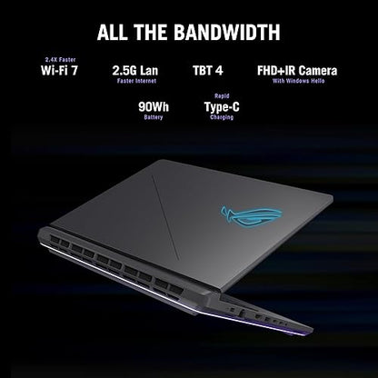 ASUS ROG Strix G16 (2025) Gaming Laptop, 16” ROG Nebula 16:10 2.5K 240Hz/3ms, NVIDIA® GeForce RTX™ 5070, Intel® Core™ Ultra 9 275HX, 32GB, 2TB, G615LP-XS97