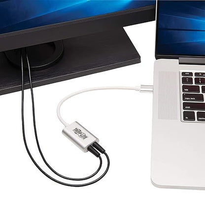 Tripp Lite USB C to 3.5mm Stero Audio Adapter for Microphone Headphones (U437-002)