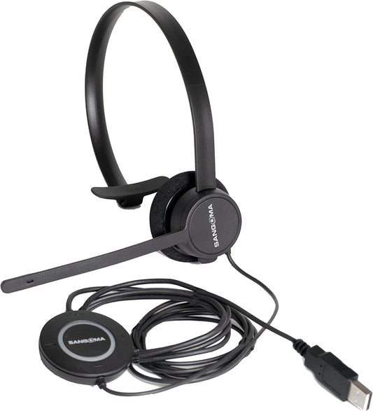 Sangoma technologies inc Sangoma HC100 USB-A Monaural Over-The-Head PC Headset