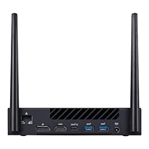 ASUS PL63 Mini PC Barebone with Intel® Core™ i5-1135G7, up to 64GB DDR4 RAM, one M.2 PCIe Slot, WiFi 6, Bluetooth, Dual USB-C 3.2 Gen2 Supports DP 1.4 &amp; Power Delivery, Hardware TPM with VESA Mount