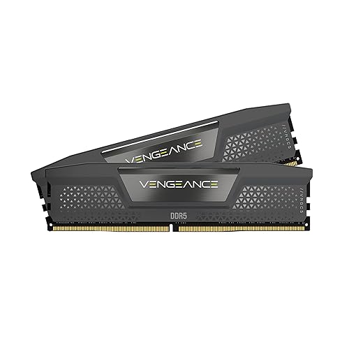 CORSAIR VENGEANCE DDR5 RAM 64GB (2x32GB) 5600MHz CL40 AMD EXPO iCUE Compatible Computer Memory - Gray (CMK64GX5M2B5600Z40)