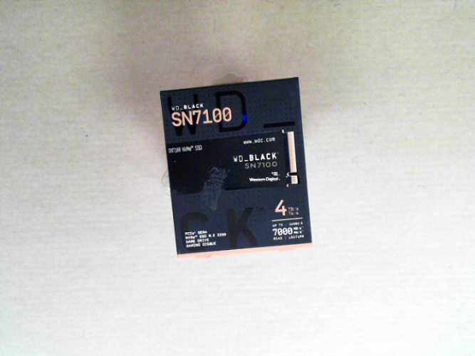 OPEN BOX - WD_BLACK 4TB SN7100 NVMe Internal Gaming SSD Solid State Drive - Gen4 PCIe, M.2 2280, Up to 7,000 MB/s - WDS400T4X0E [New Version]