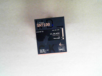OPEN BOX - WD_BLACK 4TB SN7100 NVMe Internal Gaming SSD Solid State Drive - Gen4 PCIe, M.2 2280, Up to 7,000 MB/s - WDS400T4X0E [New Version]