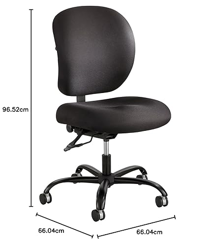 Safco Products 3391BL Alday 24/7 Task Chair Black