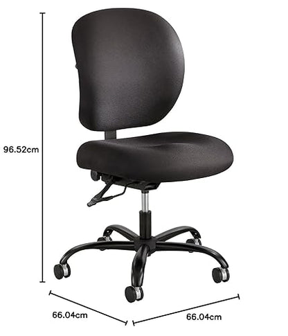 Safco Products 3391BL Alday 24/7 Task Chair Black