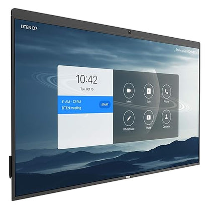 DTEN D7 55-inch All-in-One Video Conferencing System, Digital whiteboard, Interactive Monitor with Microphone Array, HD Camera, and Speakers