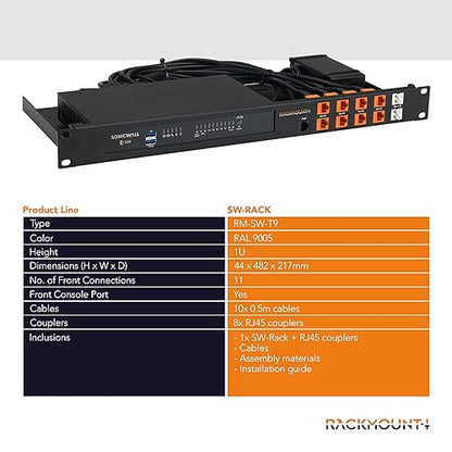 Rackmount.IT RM-SW-T9 - Rackmount Kit for SonicWall TZ570 and SonicWall TZ670
