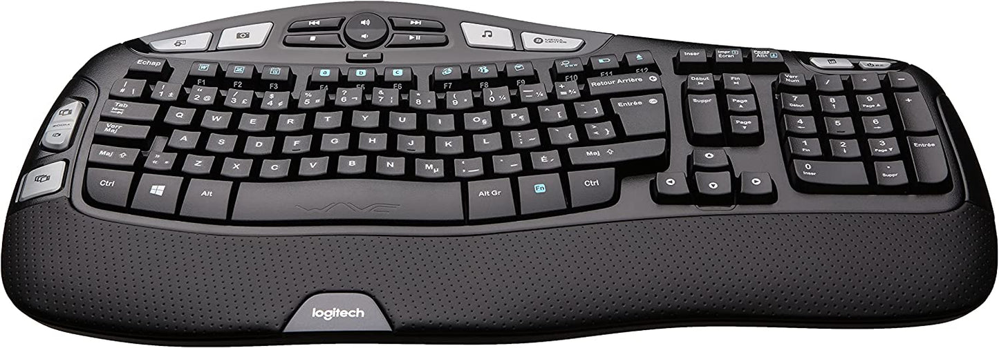Logitech Wireless Wave Combo MK550 with French CDN Layout MK550 French Wireless Combo