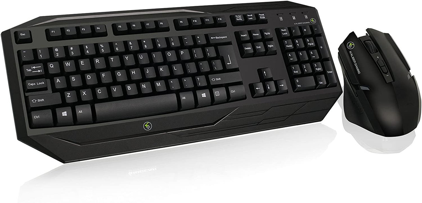 IOGEAR Kaliber Gaming Wireless Gaming Keyboard and Mouse Combo, GKM602R