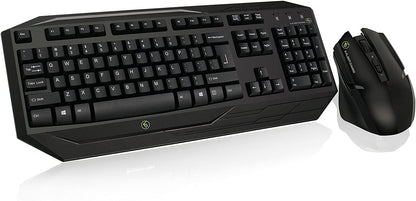 IOGEAR Kaliber Gaming Wireless Gaming Keyboard and Mouse Combo, GKM602R