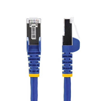 StarTech.com 10ft Blue CAT8 Ethernet Cable, Snagless RJ45, 25G/40G, 2000MHz, 100W PoE++, S/FTP, 26AWG Pure Bare Copper, LSZH