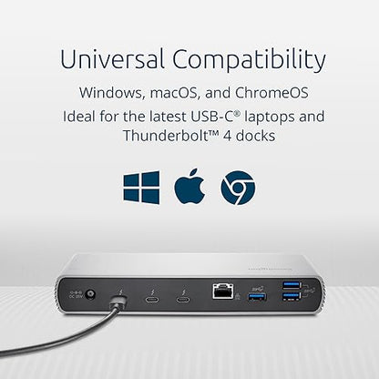 Kensington Premium USB C to HDMI Cable 6ft, 8K@60Hz or 4K@120Hz, (M/M) Unidirectional 8K Cable, for Thunderbolt 3/4 and USB-C Laptops & Tablets (K38343WW)
