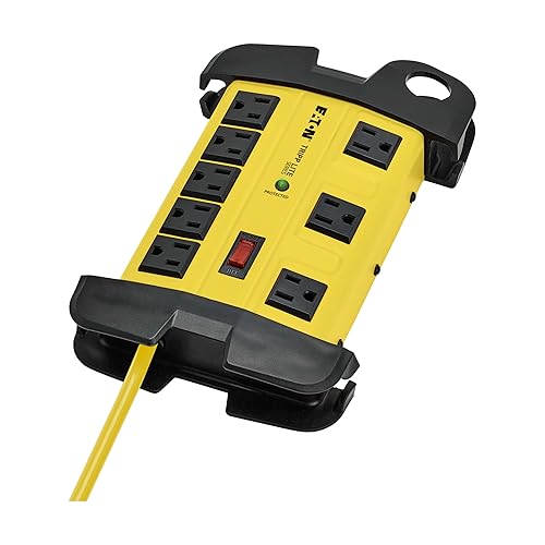 Tripp Lite TLM812SA Safety Surge Protector 120V 8 Outlet Metal 12-Feet Cord OSHA