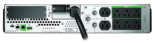 APC 3000VA Smart-UPS with SmartConnect, Pure Sinewave UPS Battery Backup, Line Interactive, 120V Uninterruptible Power Supply, Rackmount UPS (SMT3000RM2UC) 3000VA Rack Mount