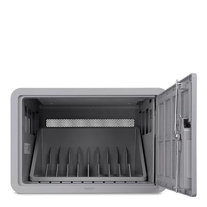Belkin B2B117 Secure and Charge Station with Surge-Protected Power Source for All iPad Generations (Including iPad Pro), Samsung Galaxy, Chromebook, e-Readers, and Laptops Up to 13-Inch, Designed for School, Classroom and Home Use