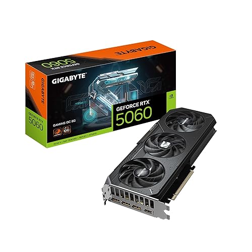 GIGABYTE Gaming GeForce RTX 5060 8GB GDDR7 PCI Express 5.0 Graphics Card GV-N5060GAMING OC-8GD
