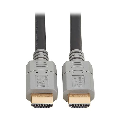 Tripp Lite 50-Foot Long 4K HDMI Cable, 4K@60 Hz, HDR, 4:4:4, HDCP 2.2, 15.2 Meters, EMI/RFI Shielding, Compatible with TV/Laptop/PS5/Xbox/Monitor, Lifetime Manufacturer's Warranty (P568-050-2A)