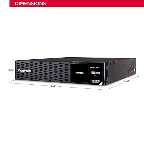 CyberPower BP48VP2U01 Extended Battery Module, 48V/60A, 2U Rack/Tower EBM 48V/60A