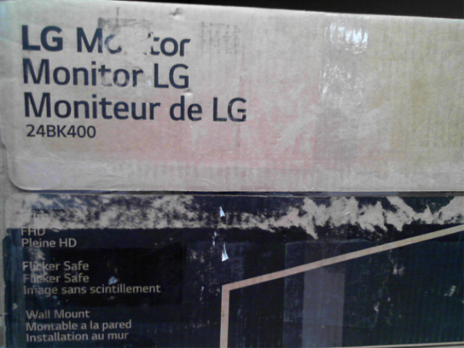 OPEN BOX - LG Electronics 24-Inch Screen LCD Monitor (24BK400H-B)