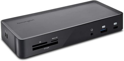 Kensington SD4900P Triple 4k Display Docking Station for Windows, MacBooks and Surface - 60W PD; USB-C, Thunderbolt 3/4 &amp; USB-A (K36800NA)