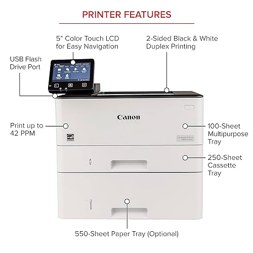 Canon imageCLASS LBP247dw Wireless, Mobile Ready, Duplex Laser Printer with 5 inch Color Touchscreen