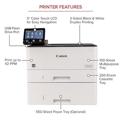 Canon imageCLASS LBP247dw Wireless, Mobile Ready, Duplex Laser Printer with 5 inch Color Touchscreen
