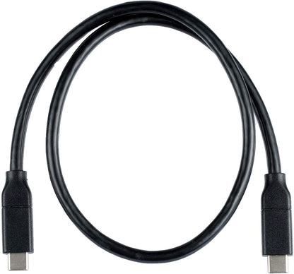 StarTech.com USB C to USB C Cable - 1.5 ft / 0.5m - 5A PD - White - USB 2.0 - USB-IF Certified - USB Type C Cable - USB C Charging Cable (USB2C5C50CM) Black 1.5 ft/ 0.5 m
