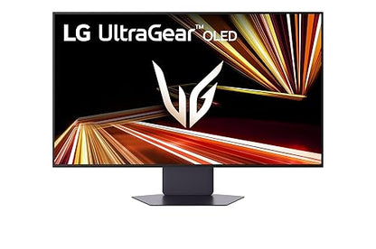 LG Ultragear GX8 32” OLED 4K UHD Gaming Monitor 32GX850A Dual-Mode UHD 165Hz/FHD 330Hz 0.03ms GtG HDR True Black 400 G-SYNC Compatible FreeSync Premium Glare Panel, Black 32" UHD 3840 x 2160 165Hz