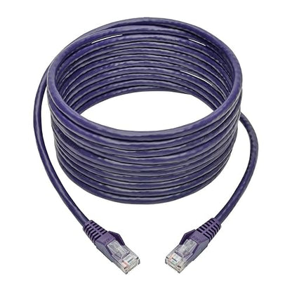 Tripp Lite N201-015-PU 15' Cat6 Gigabit Ethernet Snagless Molded Patch Cable UTP Purple RJ45 M/M 15' 15-ft. Purple