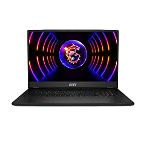 MSI Titan GT77 17.3" UHD 144Hz Mini LED Gaming Laptop, Intel® Core™ i9-13980HX, RTX 4090, 128GB DDR5, 4TB NVMe SSD, Windows 11 Pro, Titan GT77HX 13VI-042US