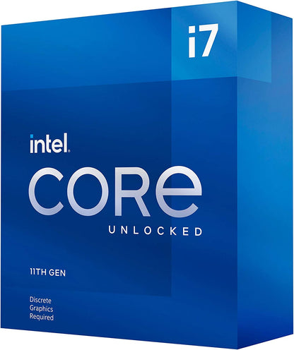 Intel® Core™ i7-11700KF Desktop Processor 8 Cores up to 5.0 GHz Unlocked LGA1200 (Intel® 500 Series &amp; Select 400 Series Chipset) 125W