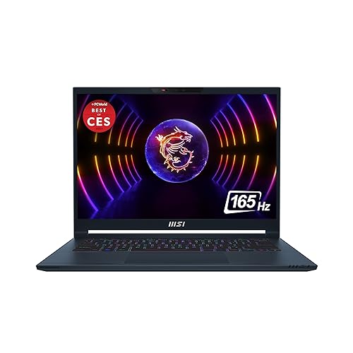 MSI Stealth 14 Studio 14" FHD+ 165Hz Ultra Thin and Light Gaming Laptop, Intel Core i7-13620H, RTX 3050, 16GB DDR5, 512GB NVMe SSD, TB 4, WiFi 6E,Per-Key RGB, Win11 Home, Stealth 14Studio A13UDX-099CA
