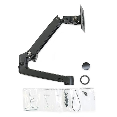 Ergotron – LX Monitor Arm, Extension, and Collar Kit – Add-on for LX Tall Pole Monitor Arms – Matte Black